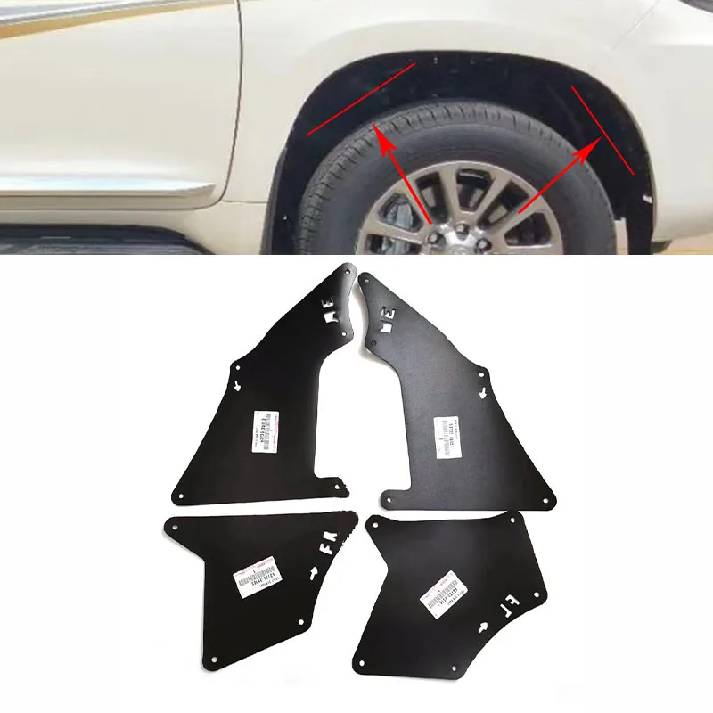 

Переднее колесо крыла для Toyota Prado LC150 LC120 2003-2018 4x, переднее колесо, брызговик, крыло, подкладка, уплотнение, клапан, брызговик, автомобильные аксессуары