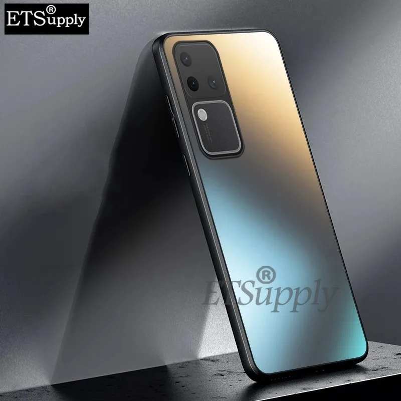 Противоударный чехол для VIVO S16 S17 S18 Pro T2 S17E Роскошный силиконовый матовый AG Задняя