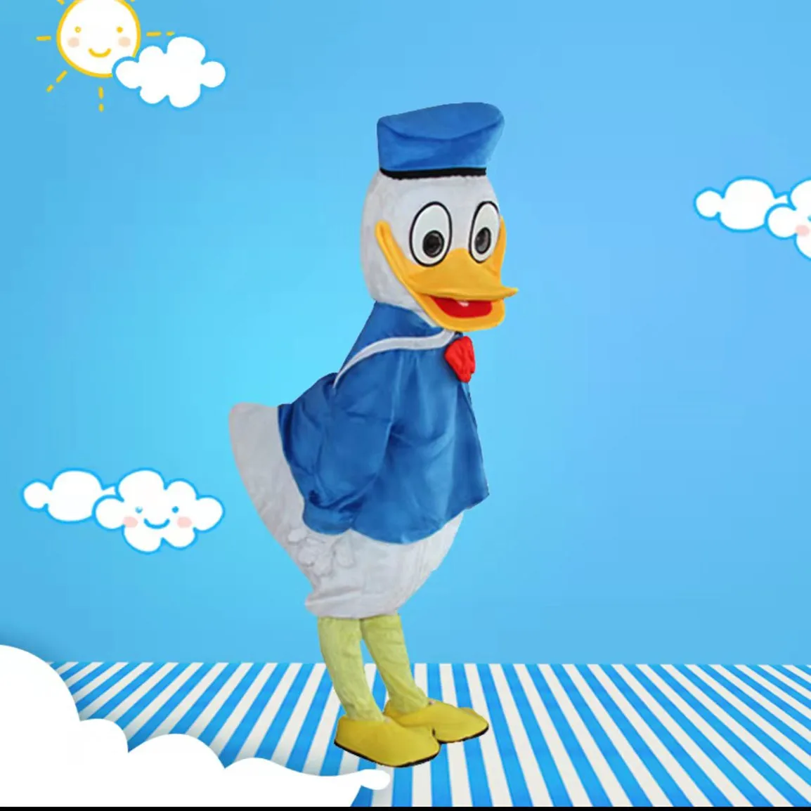 [1 комплект] костюм талисмана для взрослых из мультфильма Диснея Олаф Дональд Дак