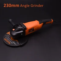 professional 6000rmin 23502100w 230mm multifunctional electric angle grinder for metalwork woodwork grinding and rust