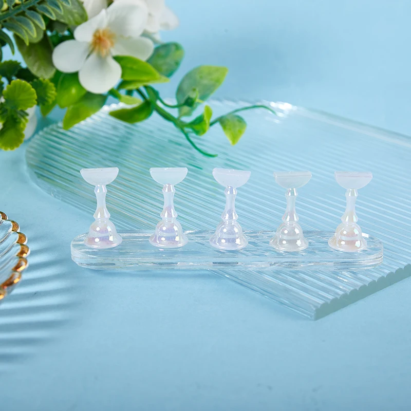 

Magnetic Nail Holder Acrylic Display Stand For False Nail Tips Gel Polish Showing Shelf Palettes Manicure Practice Tools Supply