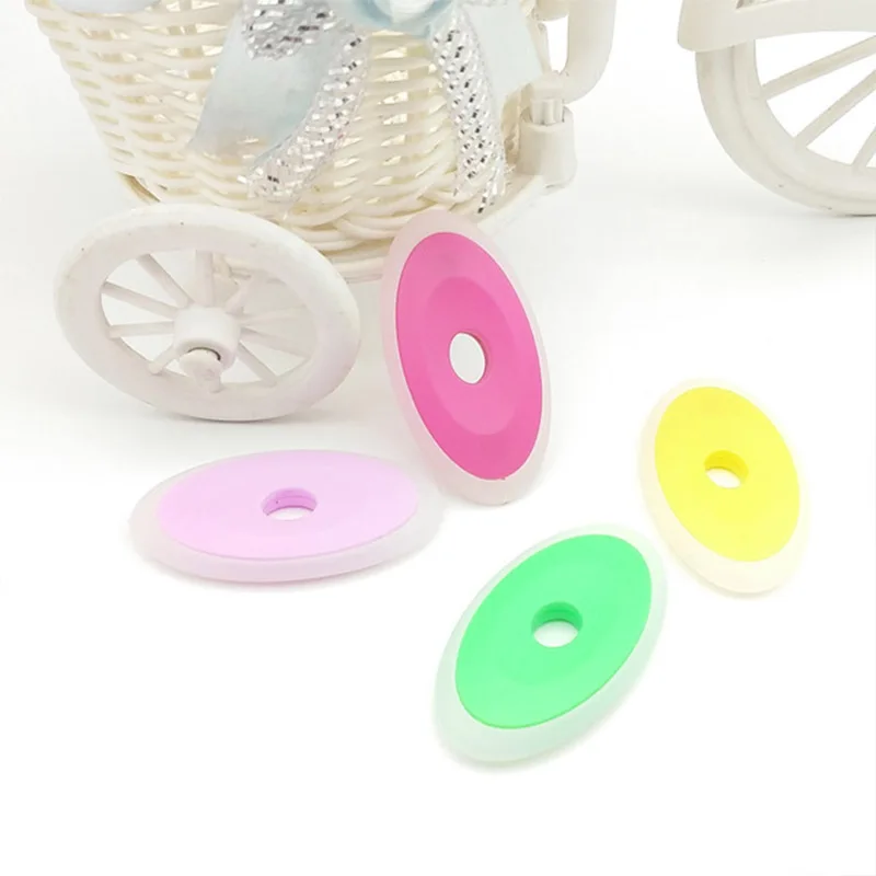 

6 pcs/set Erasable Gel Pen Special Eraser Oval Shape Rubbing Eraser Pretty Candy Colors Student Gift School Office Stationery