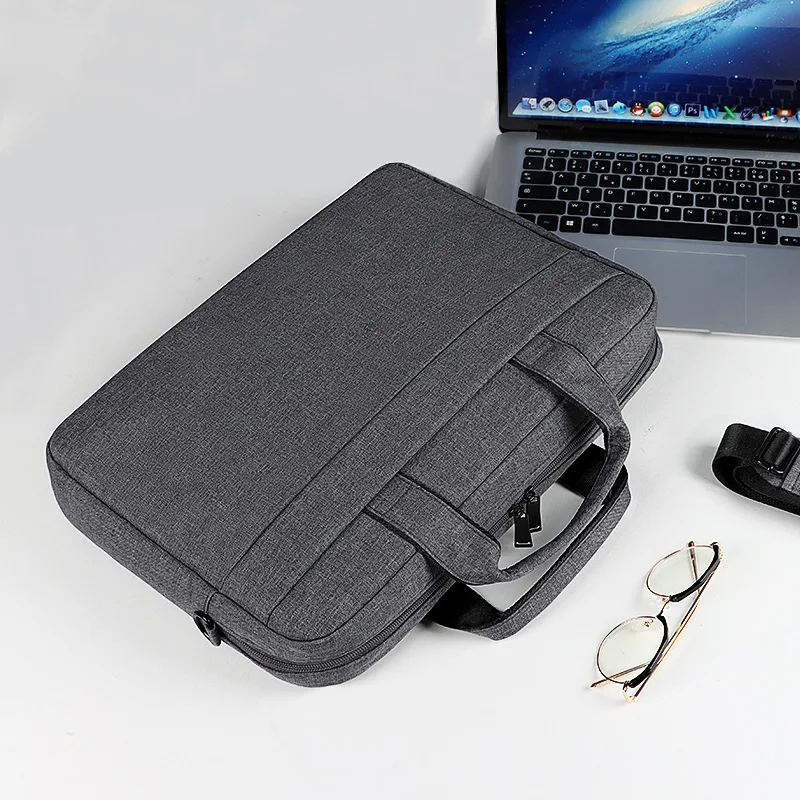 

Водонепроницаемая сумка для ноутбука 13,3, 14,1, 15, 15,6 дюймов, сумка для ноутбука Macbook Air Pro 13, 15, сумка через плечо для компьютера, портфель, сумка