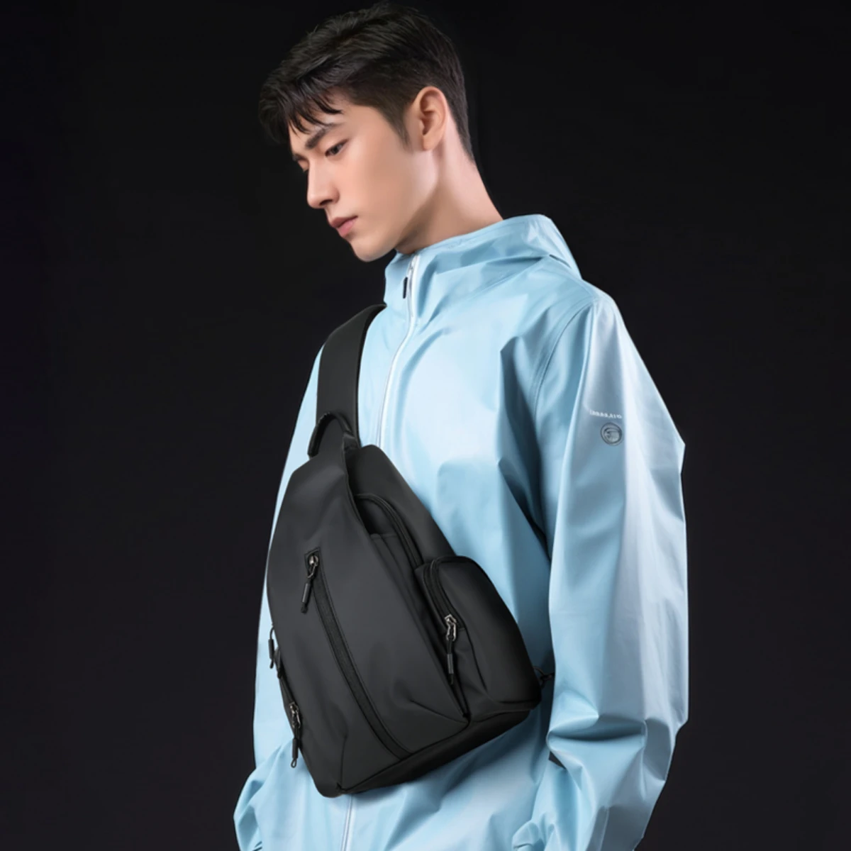 L&ampM Наклонная сумка Водонепроницаемость Грудной мешок Популярная одежда