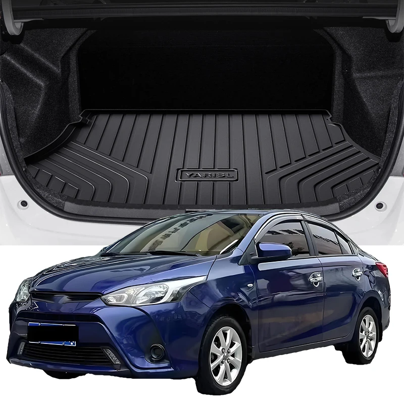 Автомобильный задний багажник грузовой вкладыш лоток коврик в ковер для Toyota YARiS L