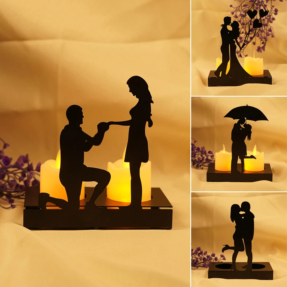 

Matches Candlesticks Candles Holders Home for Wedding Candles Decorative Chandeliers Creative Couple Centerpieces Accessories
