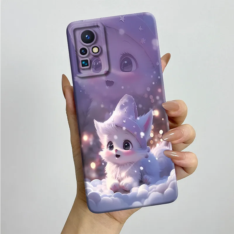 Чехол для Infinix Zero X Pro ZeroX X6810 X6811 X6811B матовый Силиконовый мягкий чехол с рисунком