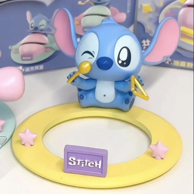 Disney Stitch деревянный молоток фигурка мультфильм музыка стук стежок ПВХ модель
