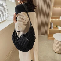 brands big crossbody bags for women 2022 designer pleated hobo bag 2 bagsset shoulder bag overlarge shopper purse female tote
