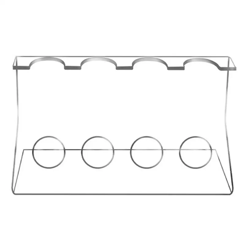 

Подставка для столовых приборов, акриловая Настольная Подставка для столовых приборов, органайзер для столовых приборов с 4 отделениями, зеркальная ложка и вилка