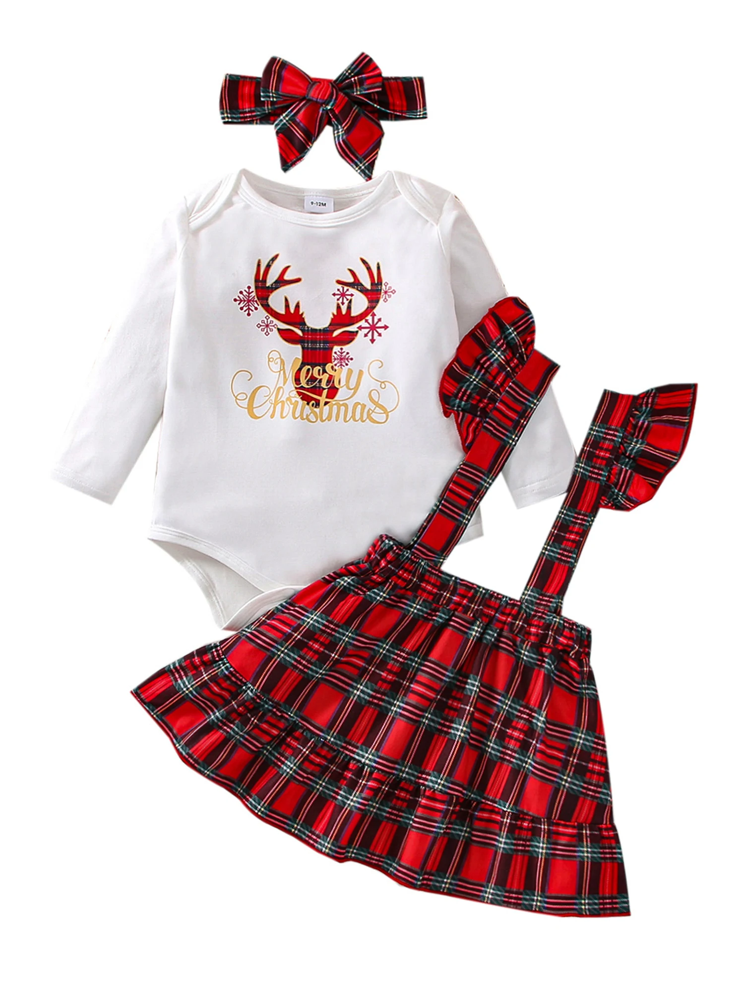 

Детский комбинезон с длинным рукавом, с надписью на Рождество