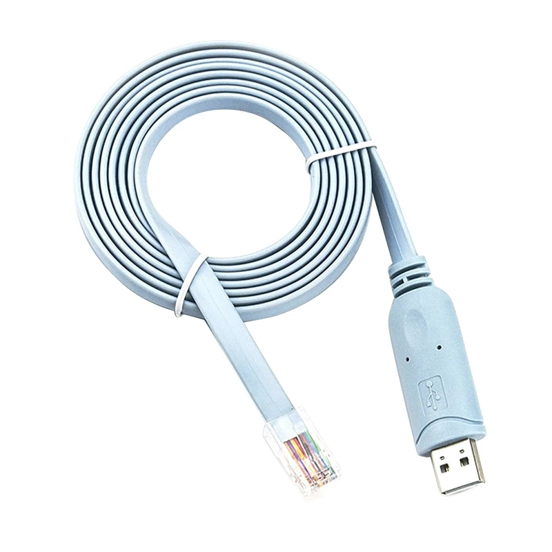 

1,8 м FTDI чип USB к RJ45 USB к RS232 последовательный к RJ45 CAT5 кабель адаптера консоли