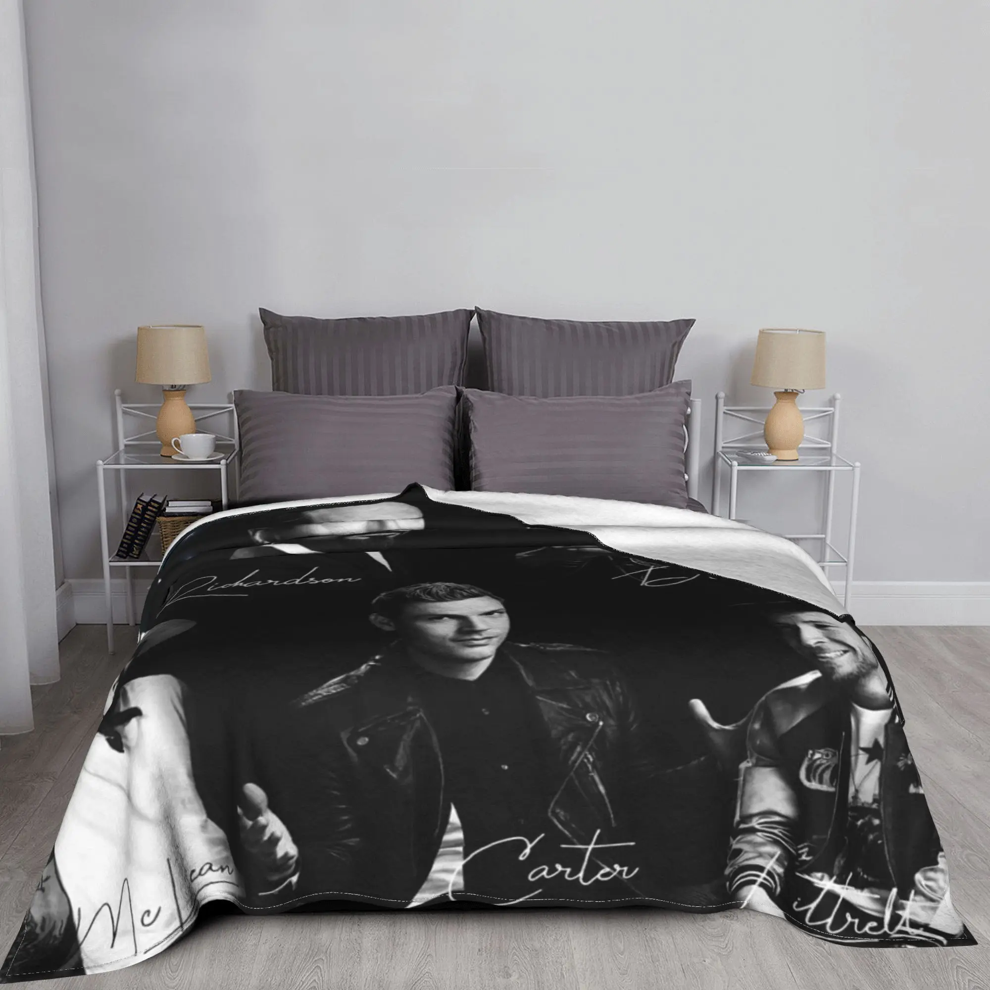 Музыкальные одеяла Backstreet Boys Bsb Band многофункциональные легкие тонкие с флисовым