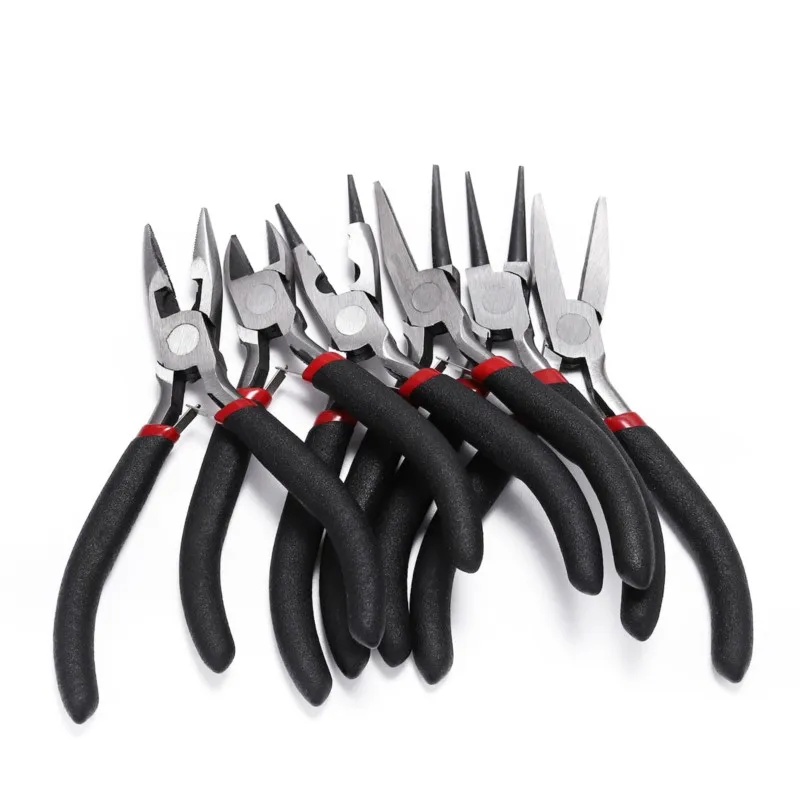 

1 Piece Stainless Steel Needle Nose Pliers Jewelry Making Hand Tool Black 12.5cm