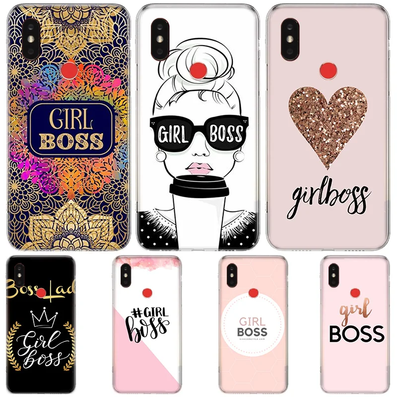 

Boss Girl Lady Soft TPU Phone Case For Xiaomi Poco X3 NFC Cover For Xiaomi X3 Pro GT M3 F3 Back Shell