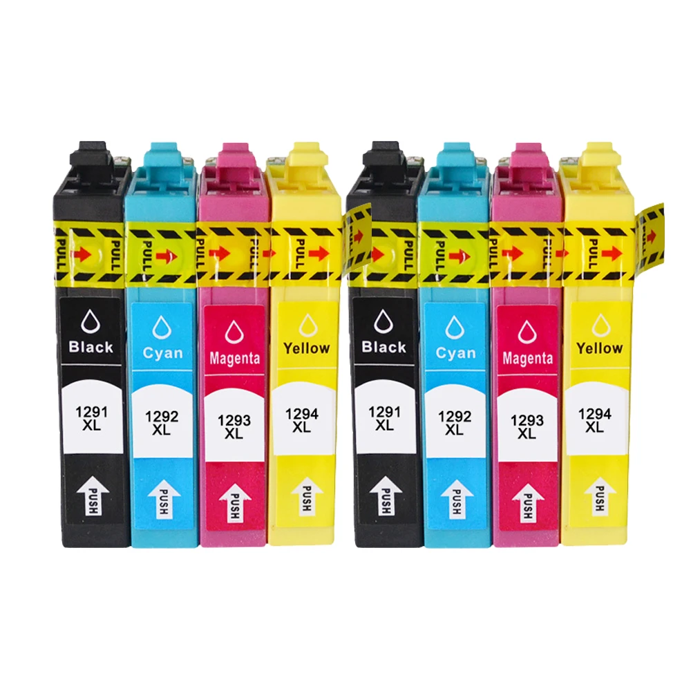 T1295 Multipack Замена чернильных картриджей для T1291 T1292 T1293 T1294 Совместимость с Epson SX435W