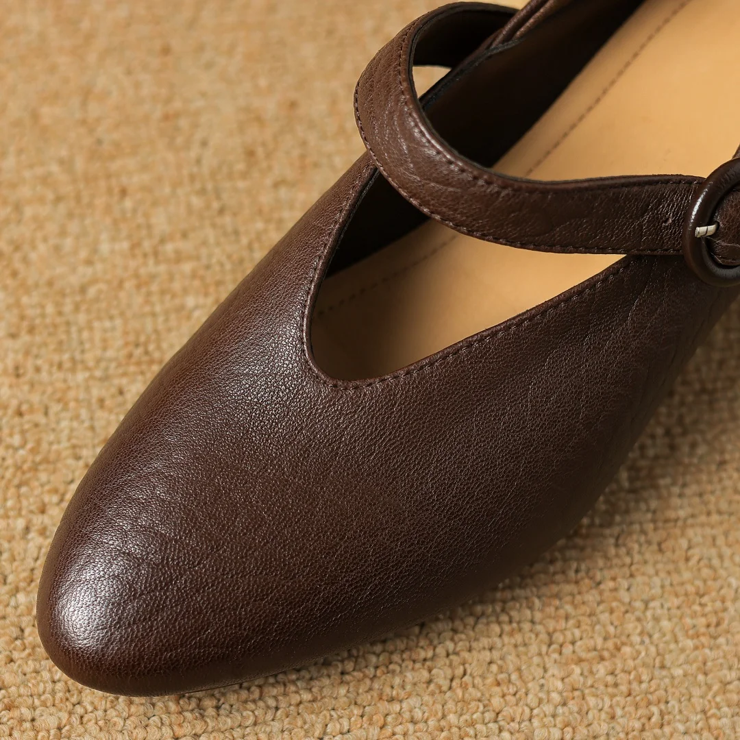 Женские туфли мэри джейн из овечьей кожи на низком каблуке 4 5 см