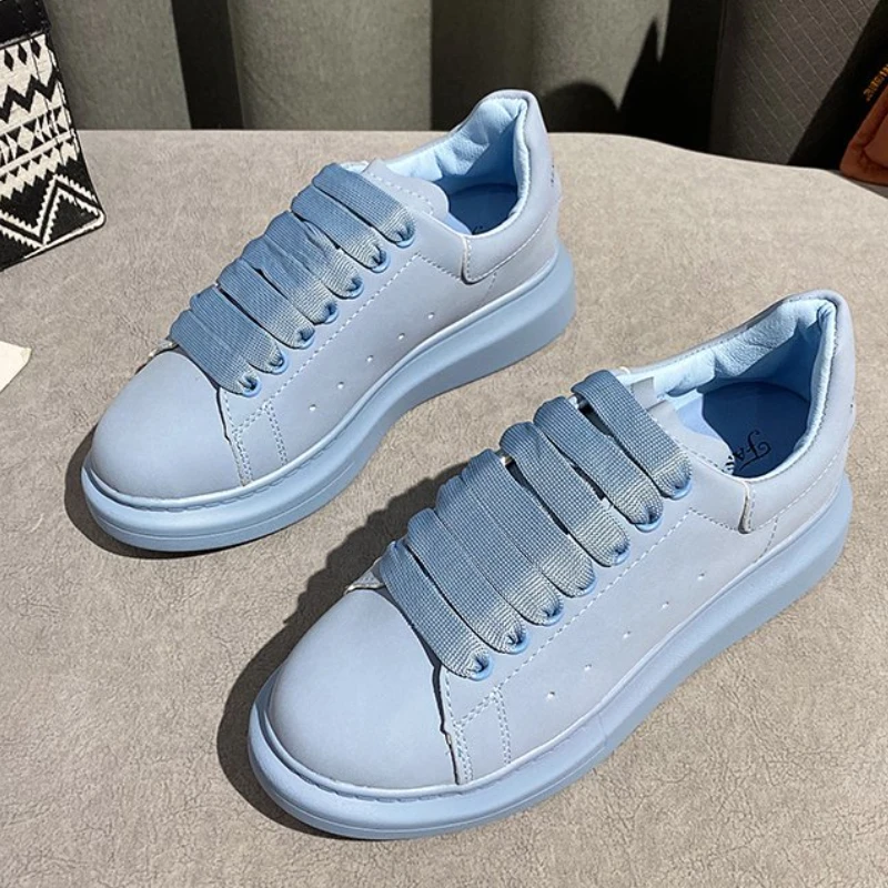 

Женские повседневные туфли на шнуровке, дышащие удобные туфли на плоской подошве, Модные женские кроссовки на платформе, женские туфли, 2022