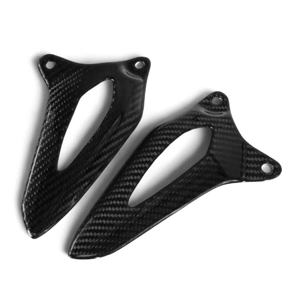 

Аксессуары для мотоциклов, 100% углеродное волокно, педаль, защита пятки для Triumph Speed Triple 1200RS 1200RR 2021-2024