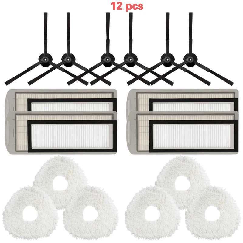 

Replacement Rags Mop Cloth Side Brushes HEPA Filter for NARWAL J1/YJC003 Robot Vacuum Cleaner Sweeper Cleaning Accessories