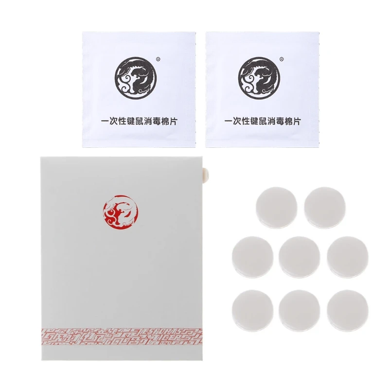 

2 Sets/pack Tiger Gaming Mouse Feet Mouse Skate for logitech G1 MX300 M100 M235 Mouse White Mouse Glides Curve Edge