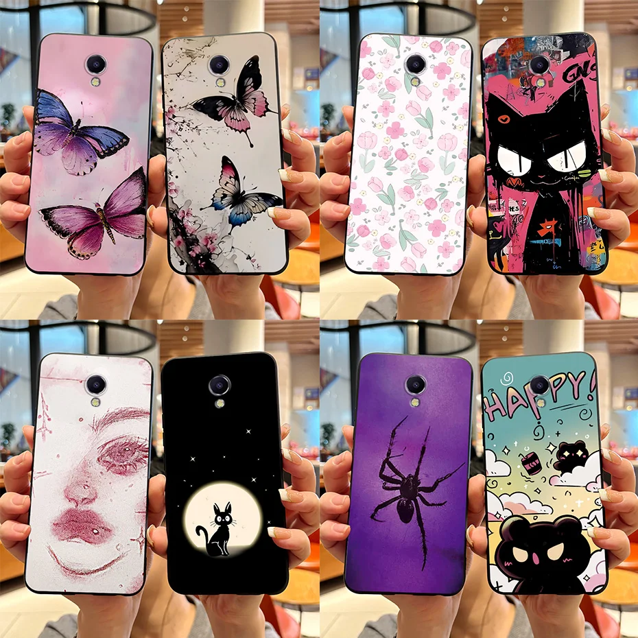 Для Meizu M5 Note чехол силиконовая Мягкая задняя крышка из ТПУ модная для M6 M5Note