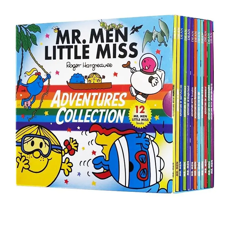 

Mr. Men & Little Miss Adventures Collection 12 Books Box Set by Roger Hargreaves