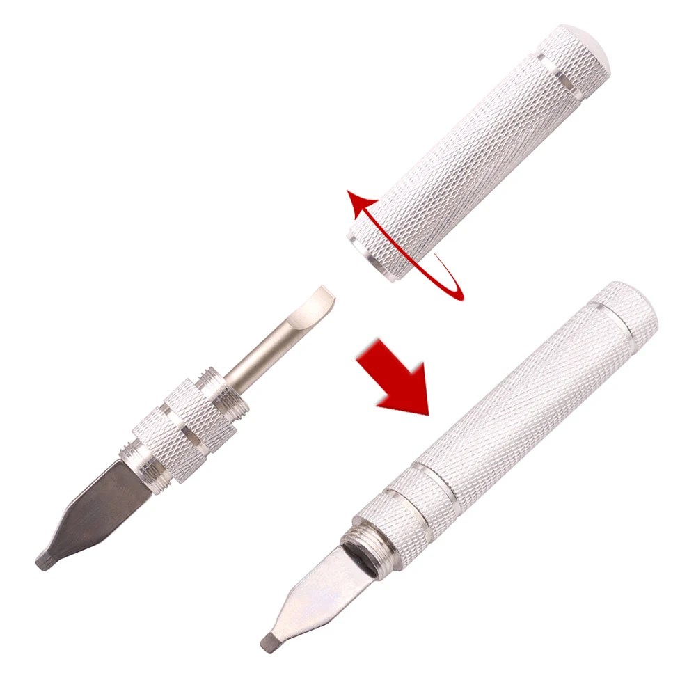 2 in 1 Watch Opener Pry Knife Durable Curved Prying Head Remover Watch Battery Replacement Watch Repair Work Tool