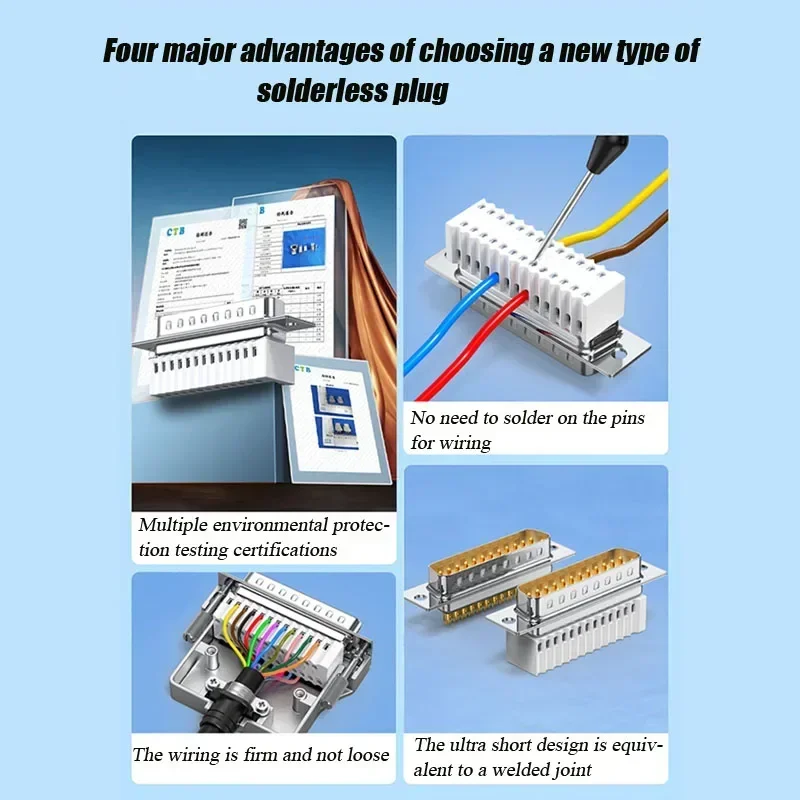 Беспаечный разъем DB25 RS232