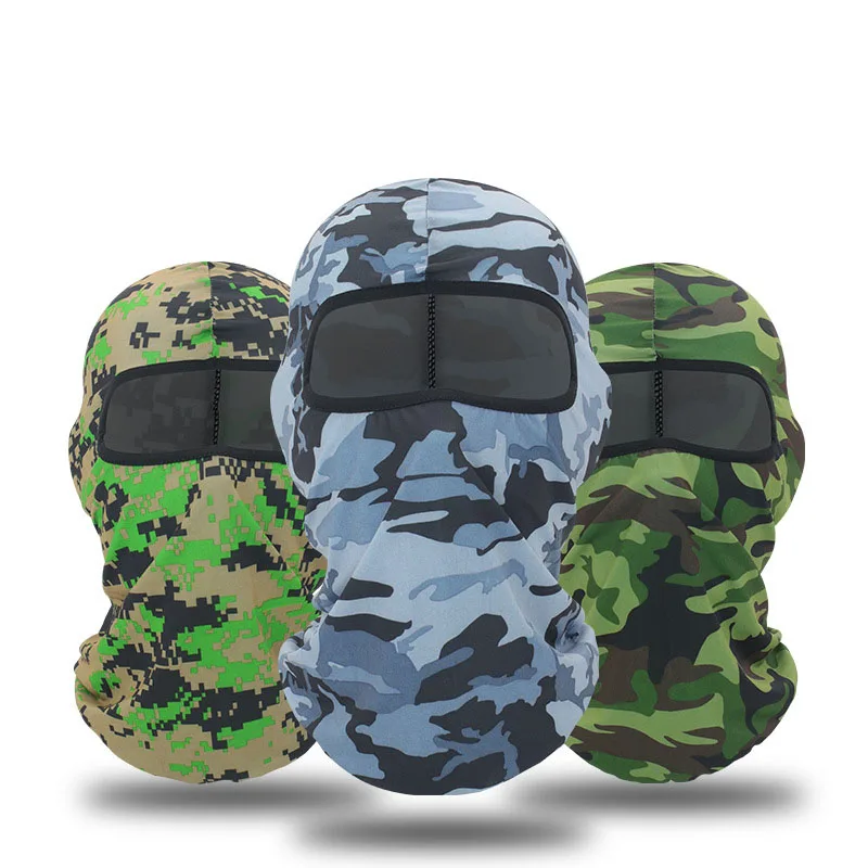 Камуфляжная Балаклава маска на все лицо для военных учений езды велосипеде охоты