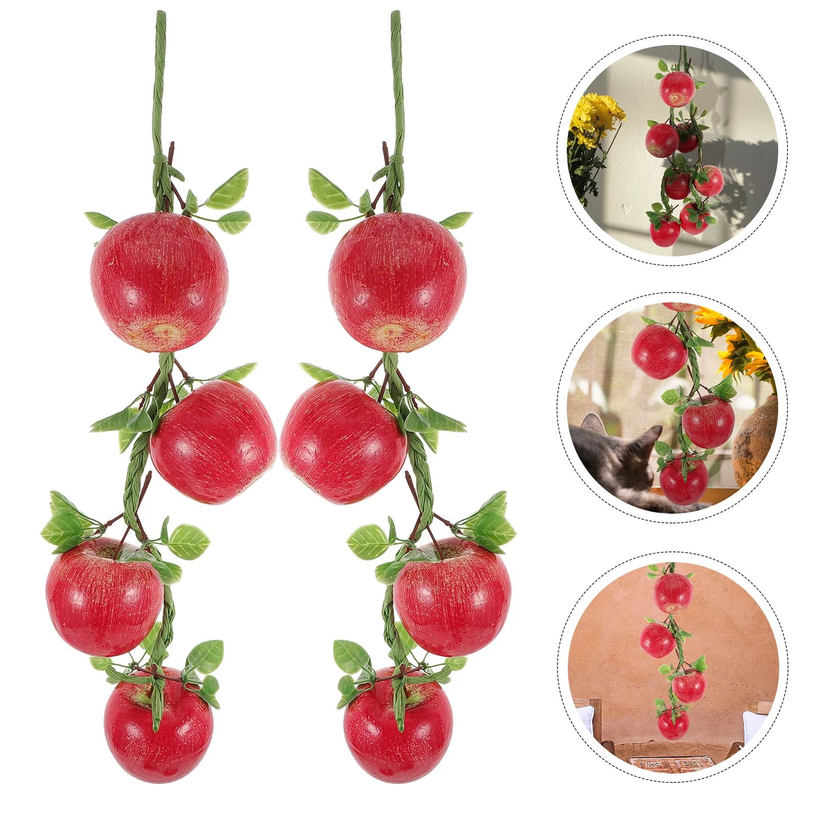 

Имитация фруктов, 2 струны, домашнее украшение, реалистичные принадлежности для ролевых игр, детские игрушки для малышей, фотография, реквиз...