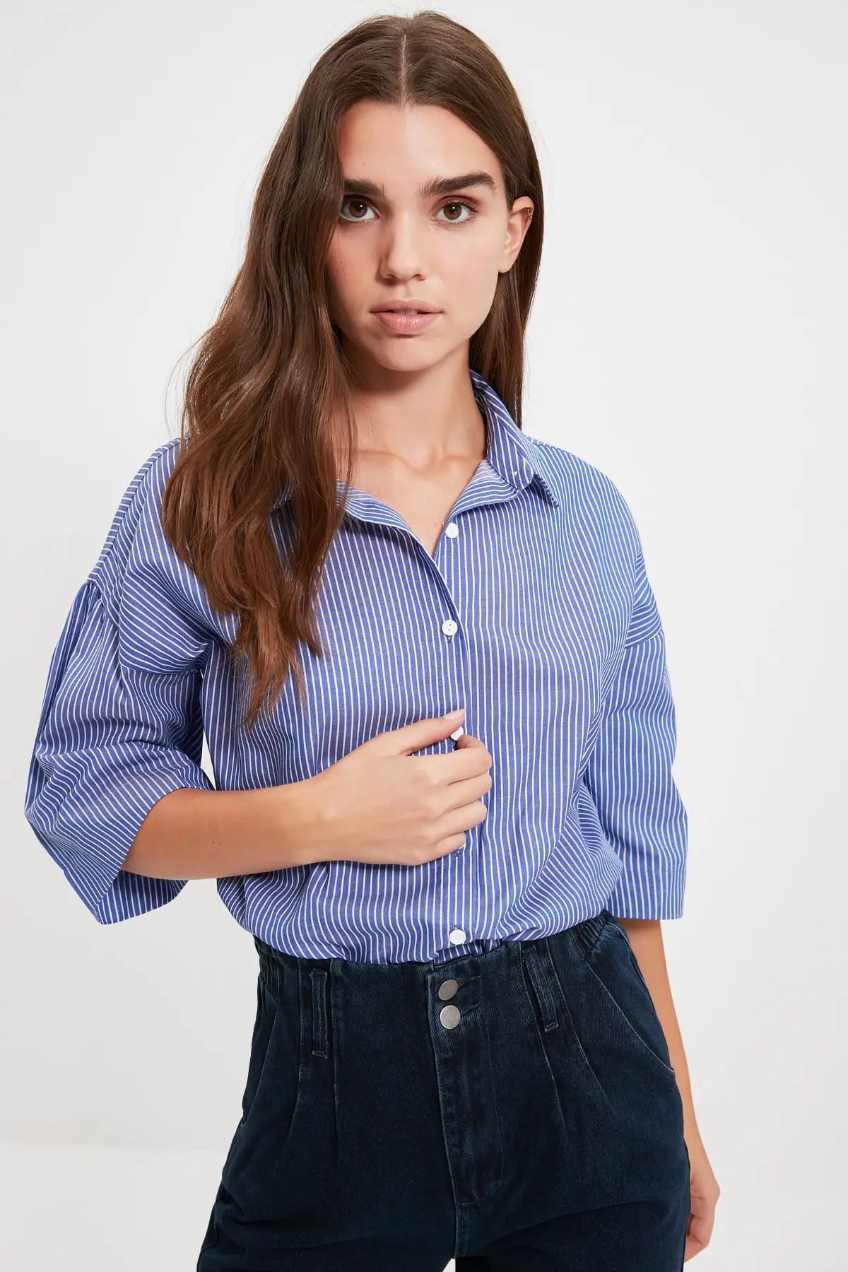 

Trendyol Striped Shirt TWOAW22GO0208