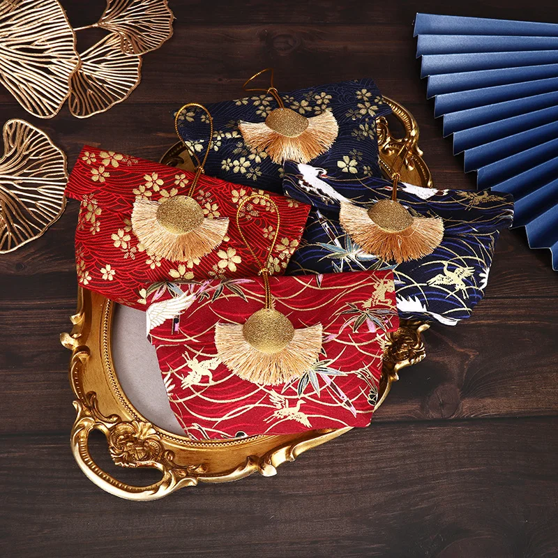 

12pcs Chinese Style Wedding Gift Bags Candy Bag Gift Packaging Bag Baby Shower Wedding Party Decoration Supplies