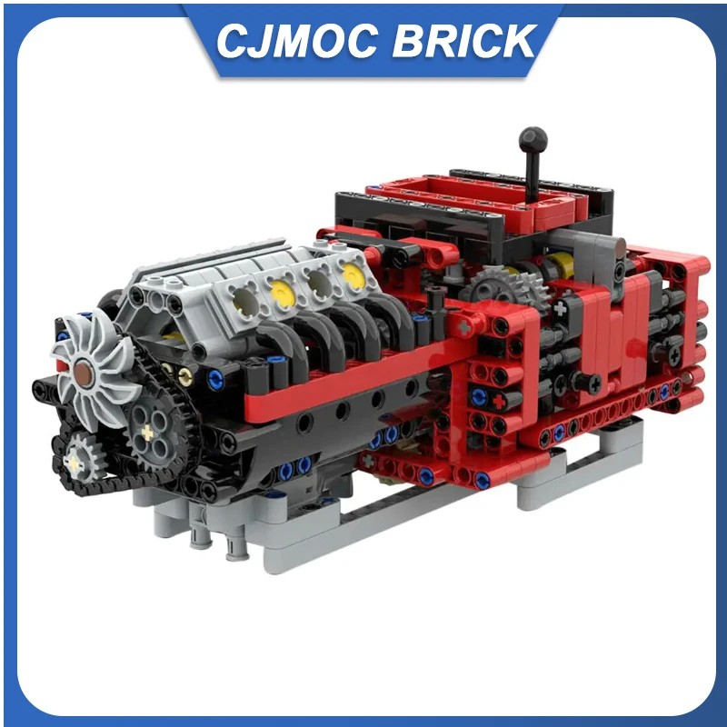 Ручная 8-скоростная коробка передач Idea GBC 685 шт. MOC 488 модель с силовыми функциями