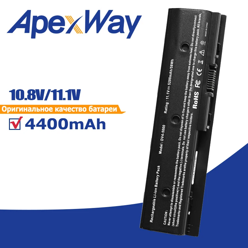

Apexway MO06 MO09 Laptop Battery for HP Pavilion DV6-7000 DV6-8000 DV7-7000 672326-421 672412-001 HSTNN-LB3P HSTNN-YB3N