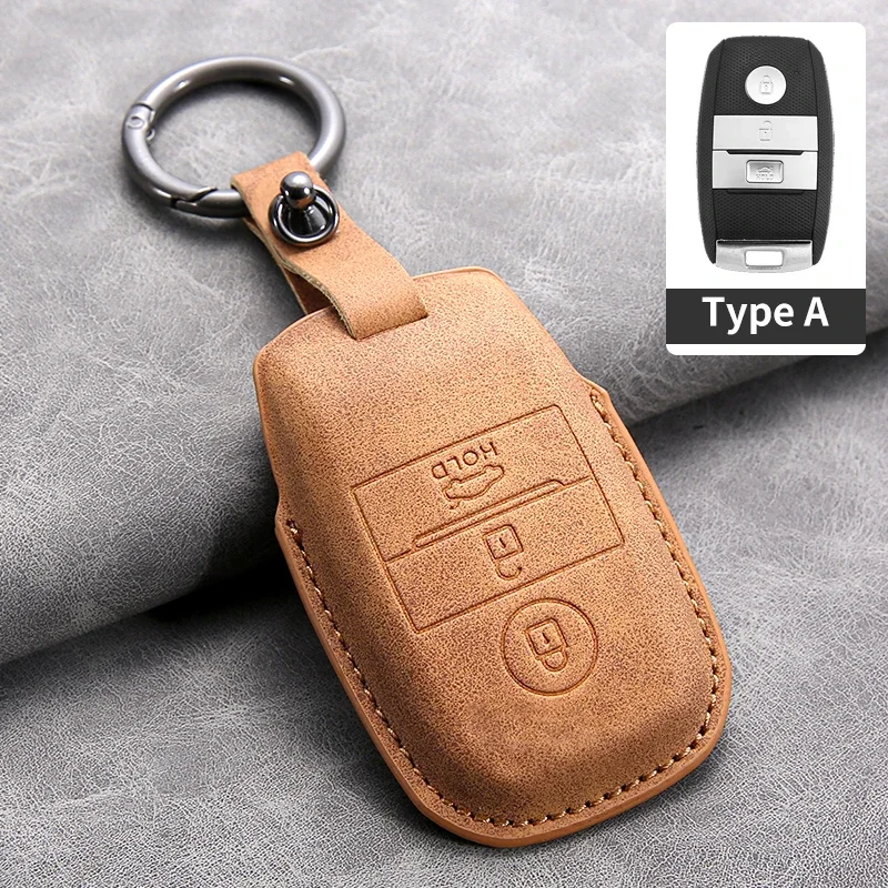 

Кожаный Чехол Для Ключей Автомобиля Kia K2, KX, Rio, Sorento, K4, Cerato, Forte, Picanto, Stonic, Carnival, Niro, Morning