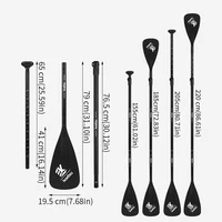 Весло алюминиевое KOETSU для сапборда, можно устанавливать вторую лопасть. А можно не устанавливать.#3