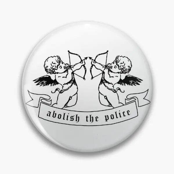 

Abolish The Police Cherubs, мягкая булавка на пуговицах, милая бижутерия для одежды, металлическая забавная булавка на лацкан, креативный воротник, Женский мультяшный любимый
