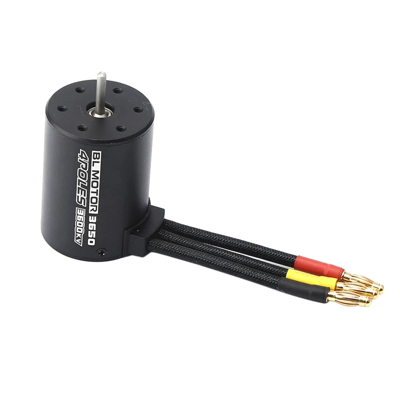 

3650 водонепроницаемый бесщеточный двигатель для 1:8/1:10 HSP HPI Wltoys Радиоуправляемая машина радиоуправляемая лодка часть