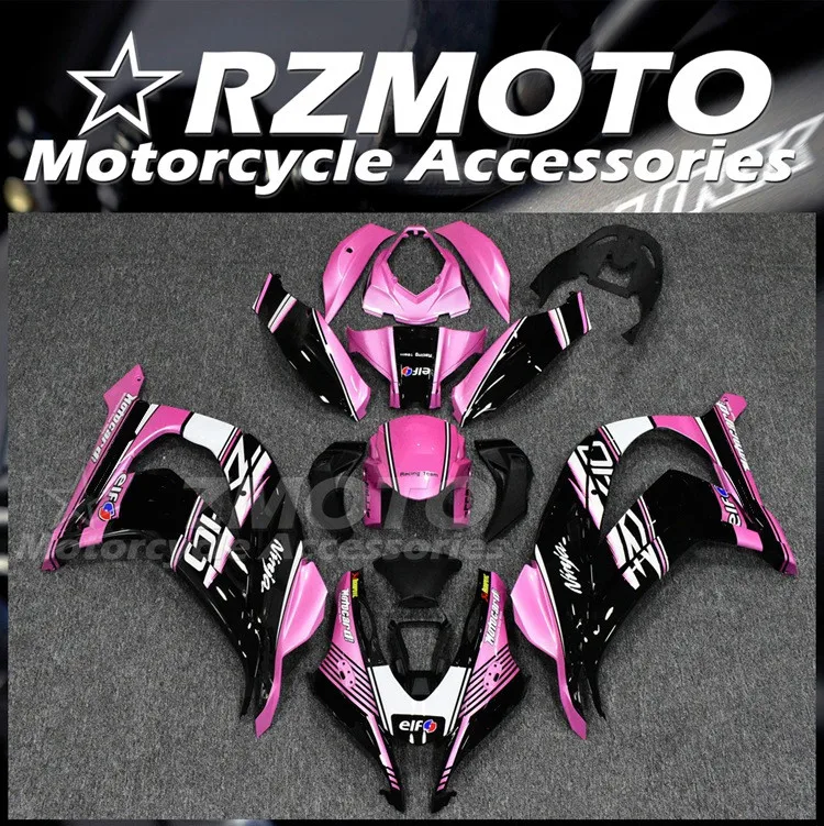

Injection Mold New ABS Fairings Kit Fit for Kawasaki Ninja ZX-10R ZX10R 2016 2017 2018 2019 117 18 19 Bodywork Set Custom Pink