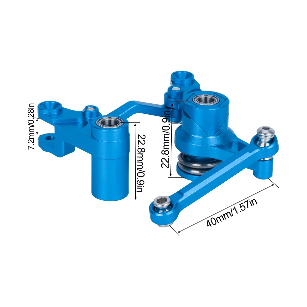 Набор металлических рулевых рычагов с ЧПУ для 1/10 Traxxas BL-2S Slash 4x4 4WD прочные