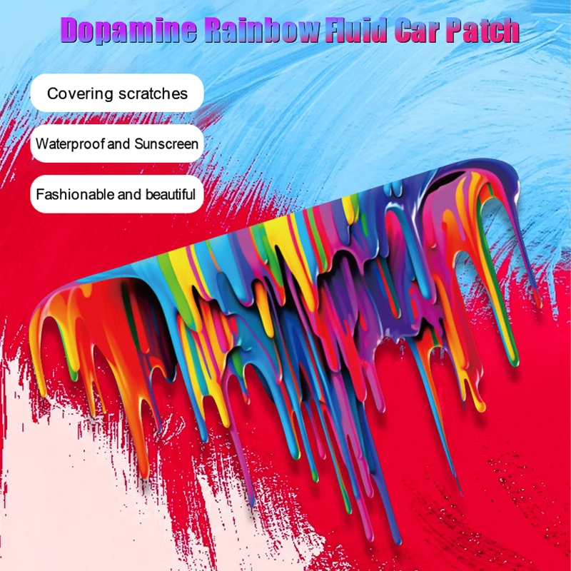 Авто Радуга Краска Граффити автомобильные аксессуары наклейки Винил для