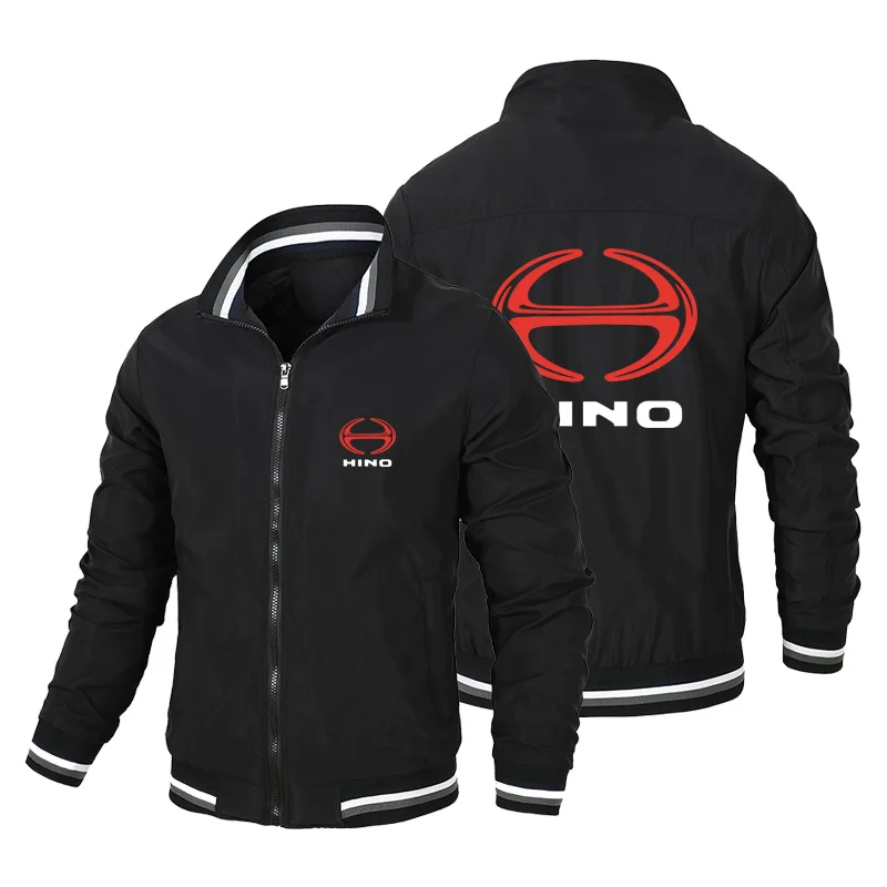 

2022 Spring And Autumn New Men's HINO Logo Print Custom Punk Casual Gradient Hoodie Men's Jacket Zipper Casual Sweatshirt S-3XL