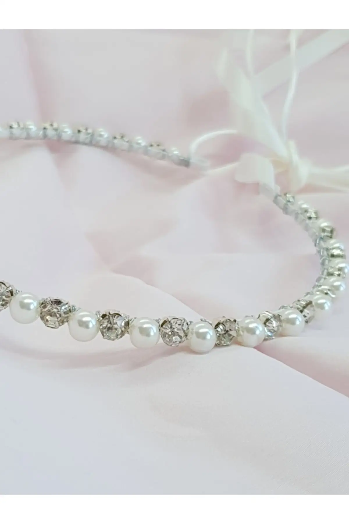

Bridal Accessories - Bridal Hair Circle With Pearls Wedding Handmade For Bride And Bride