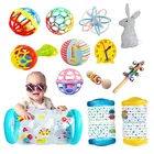 Надувные игрушки для детей, детская игрушка с погремушкой и мячом из ПВХ для раннего развития, детские игрушки для ползания, 6 месяцев