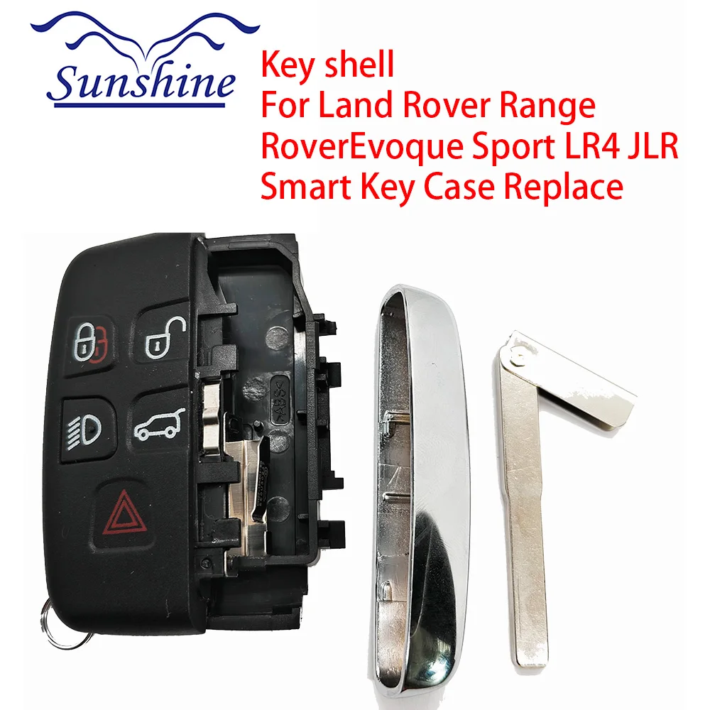 

Сменный чехол для дистанционного брелока Sunshine, металлический чехол из АБС-пластика для Land Rover Discovery для Range Sport Evoque L405 L494 L538