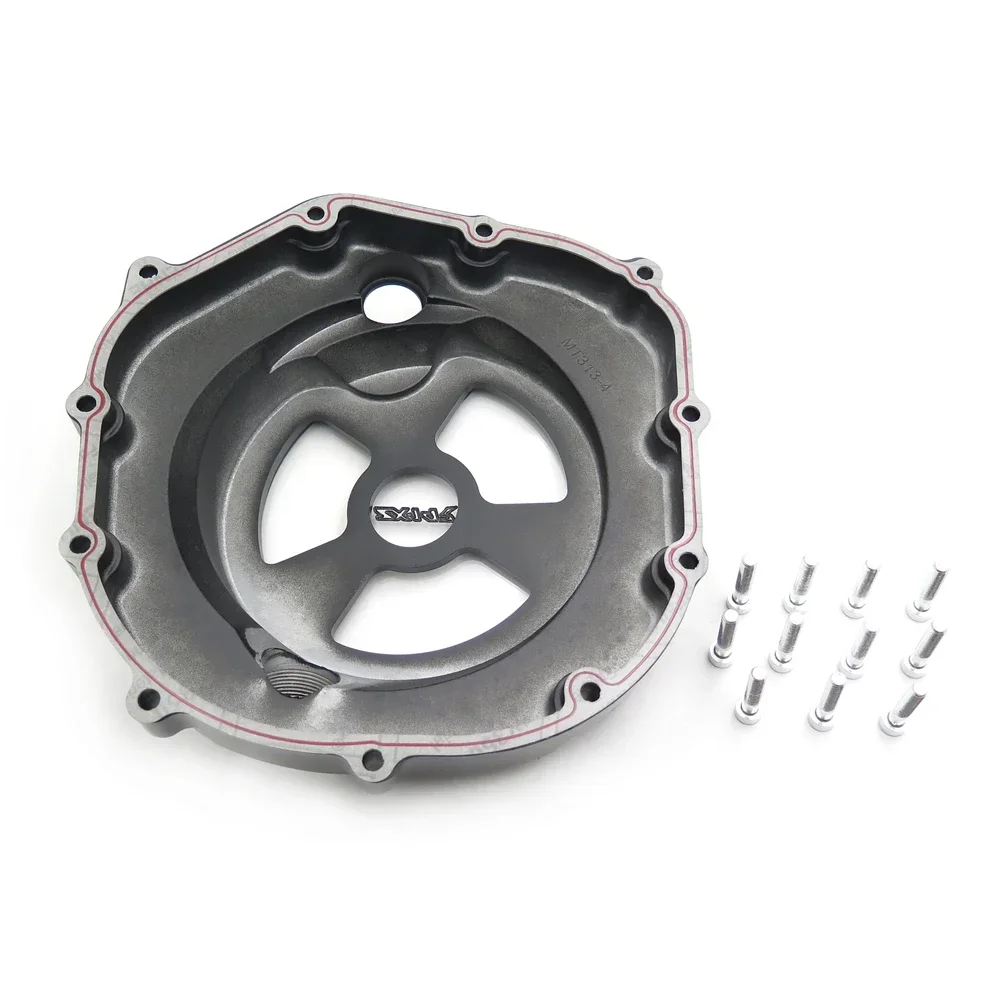 Крышка сцепления двигателя прозрачная крышка для Kawasaki ZX14R ZZR1400 2006-2022 2019 2020 2021