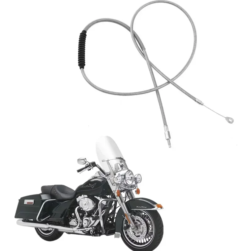 Плетеный трос сцепления для Harley Touring Street Glide Road King FLHRC FLHR 008-2013 2012 2011 аксессуары moto 200