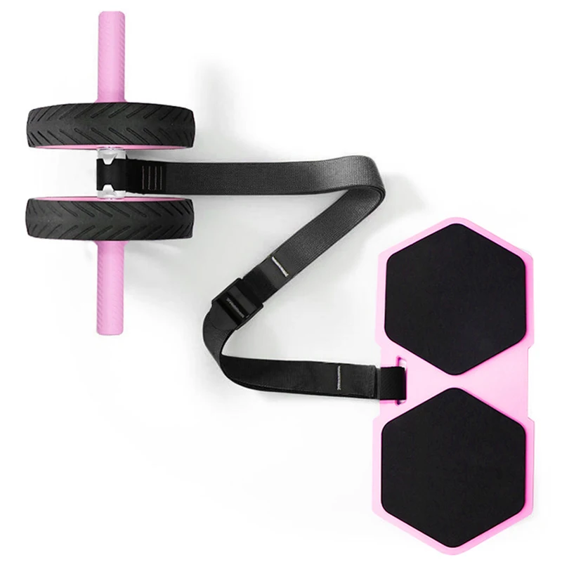 

Ab Rolling Wheel Set with Knee Pad & Resistance Band Dual Wheels Design Ab Rolling Wheel Set for Upper Body Workout YS-BUY