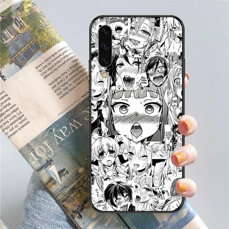 Чехол для телефона Hentai Ahegao манга Samsung Note 9 10 20 Plus Pro Ultra J6 J5 J7 J8 мягкий черный чехол |